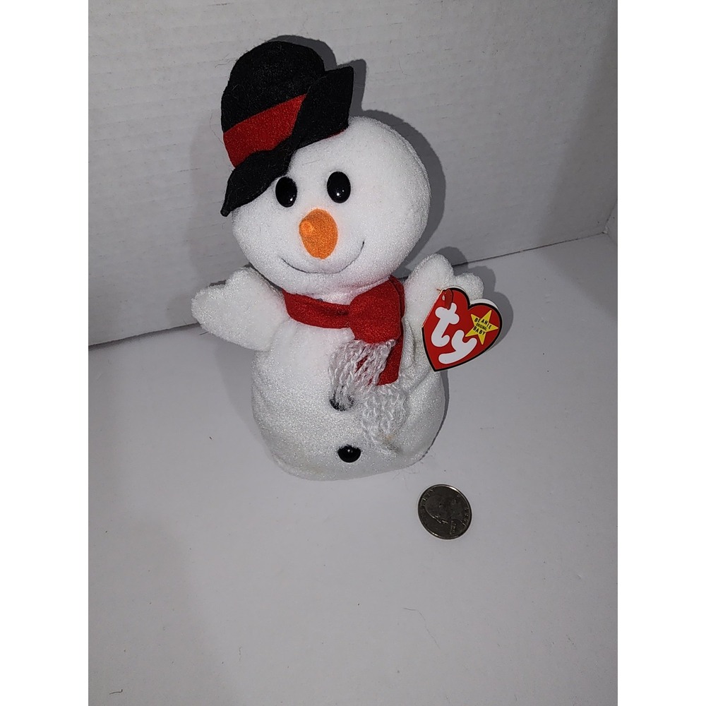 Ty‎ Beanie Babies Snowball The Snowman December 22 1996
